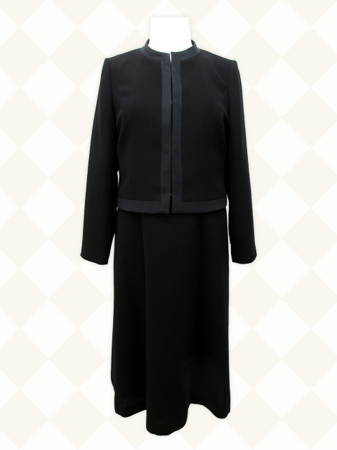 ＜LACOUPE /ラ・クープ＞エールロビン発案！デザインと着やすさを重視したブラックフォーマルアンサンブルです。(撮影サイズ:F1)