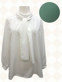 2WAYボウタイブラウス