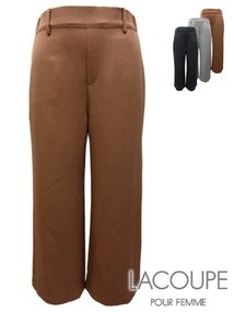 ストレッチツイルワイドパンツ