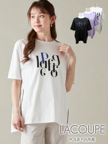 パイピングロゴTシャツ