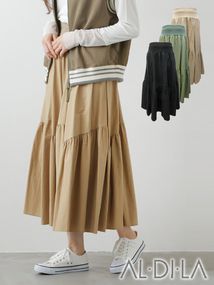 メモリーバイアスギャザースカート