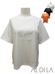 マーセライズ箔レタリングTシャツ