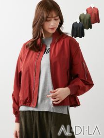 AL・DI・LA 袖取り外しMA-1ブルゾン