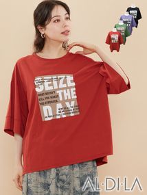 オーバーサイズデザインTシャツ