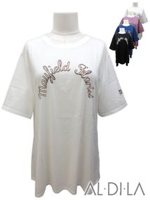 トリミングロゴロングTシャツ