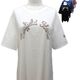 ＜AL・DI・LA /アル・ディ・ラ＞スタイリングのアクセントになるトリミングロゴデザインのロングTシャツです。(撮影サイズ：F)