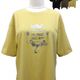 ＜AL・DI・LA /アル・ディ・ラ＞ビンテージ箔のネコプリントがチャーミングなTシャツです。