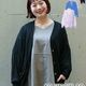＜AS KNOW AS olaca /アズ・ノゥ・アズ・オオラカ＞UVカット&接触冷感の機能性Vネックカーデです。